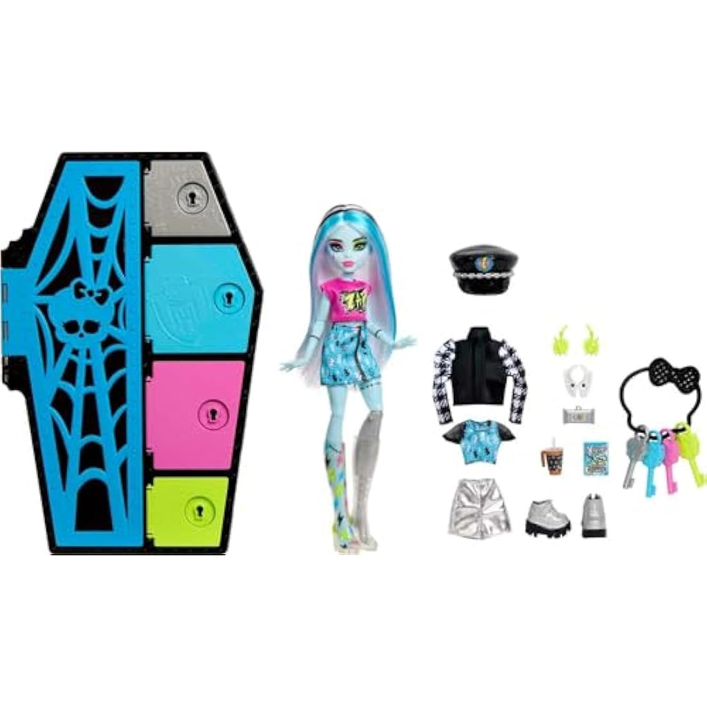 Monster High Frankie Stein Skulltimate Secrets Doll & Locker Playset
