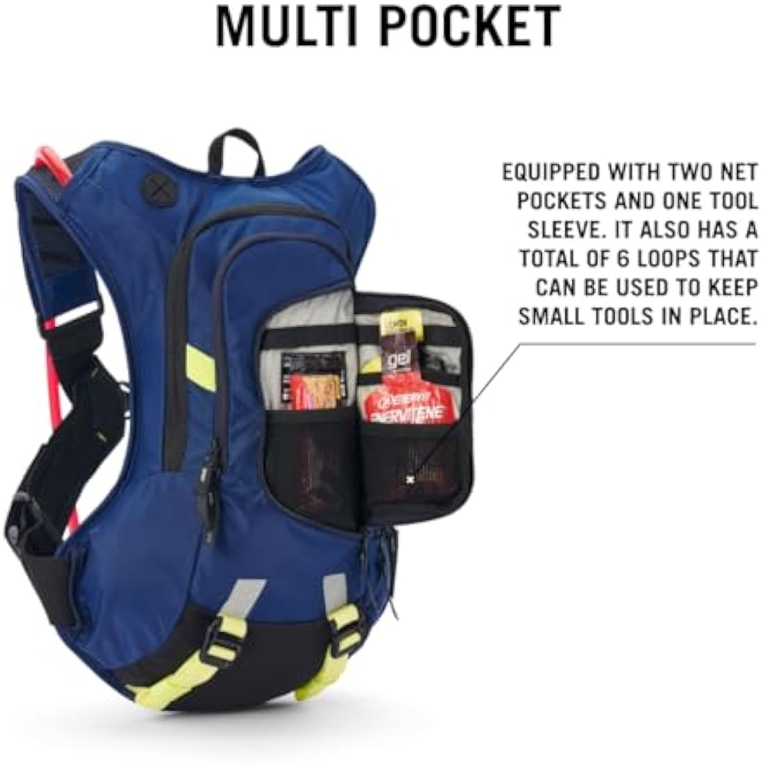 USWE Moto Hydro 8L Hydration Pack – Bounce Free Enduro Motorcycle Backpack