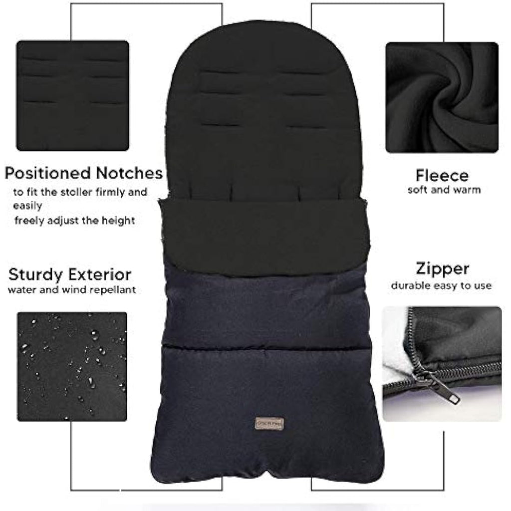 Jolof Store Universal Baby Footmuff – Warm Polar Fleece Cosy Toes