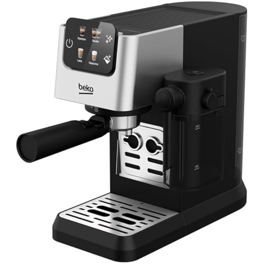 Beko CaffeExperto CEP5304X Espresso Machine | 15 Bar & Milk Jug - Silver