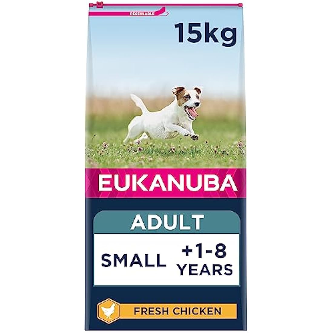 Eukanuba Adult Small Breed Dry Dog Food - Fresh Chicken - 15kg