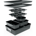 NutriChef 8-Piece Non-Stick Bakeware Set – Stackable Carbon Steel