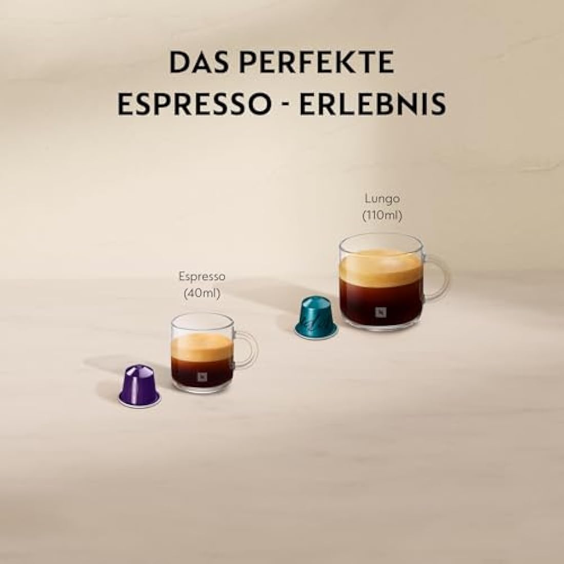 DeLonghi Inissia Nespresso Espresso Machine - Vanilla Cream EN 80 CW