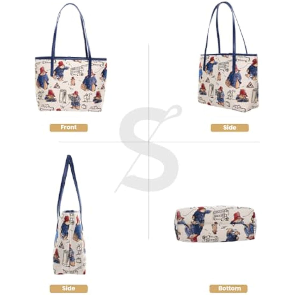 Signare Paddington Bear Tapestry Crossbody Bag and Travel Handbag