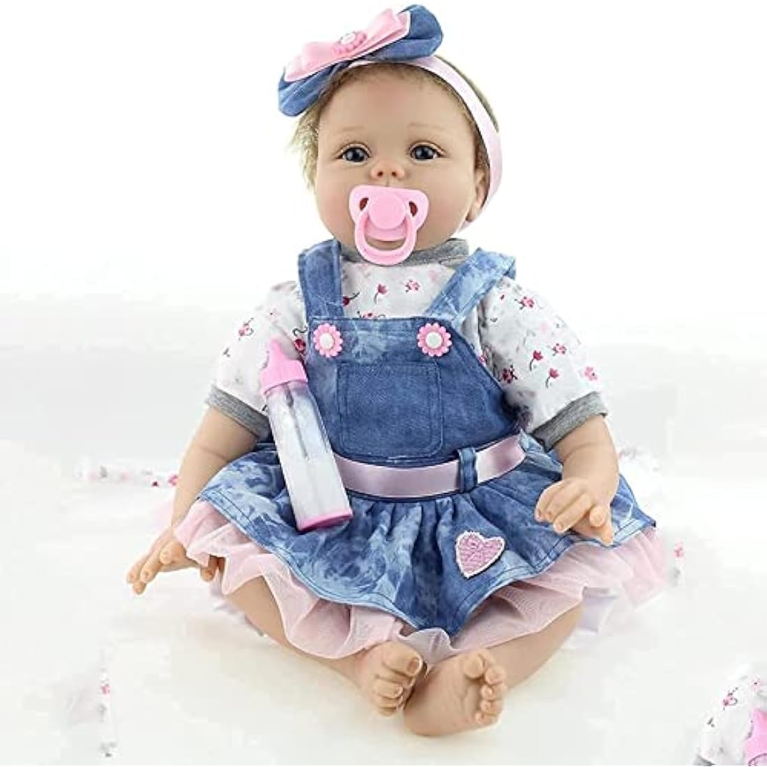 ZIYIUI Reborn Baby Doll | 22-Inch Realistic Soft Silicone Vinyl Toy