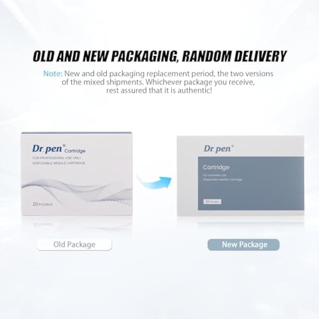 Dr.pen M8S Replacement Cartridges | Nano-S Microneedling Tips, 20 Pcs