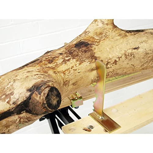 Jolof Store Forest Master Log Bench Jaws for Workbench – Heavy Duty Gold