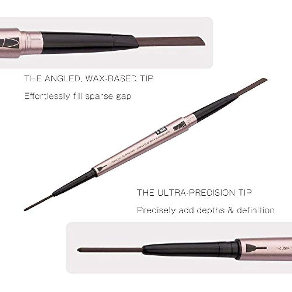 Double Ended Eyebrow Pencil - Waterproof & Retractable