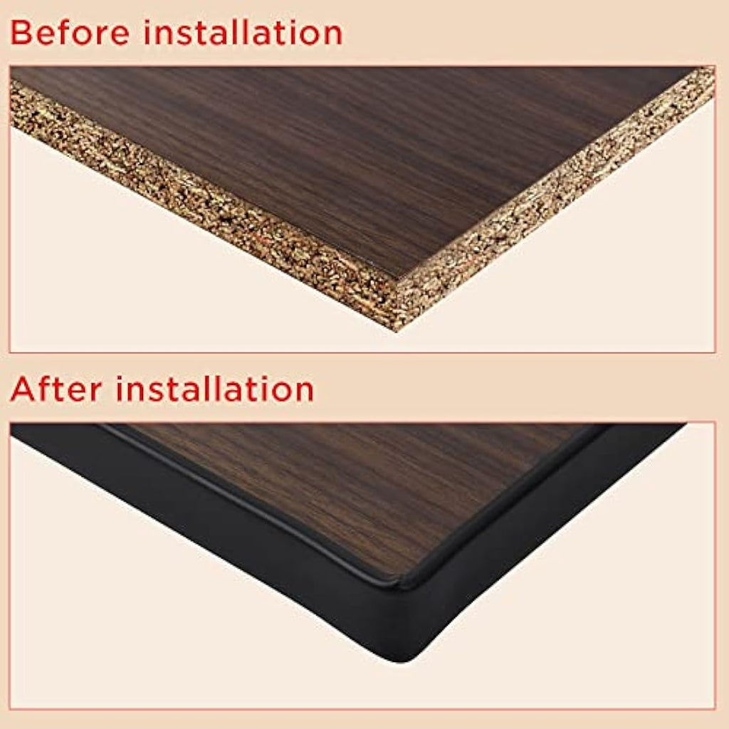 Flintronic 5m x 18mm U-Shape TPE Edge Banding | Self-Adhesive Furniture Trim