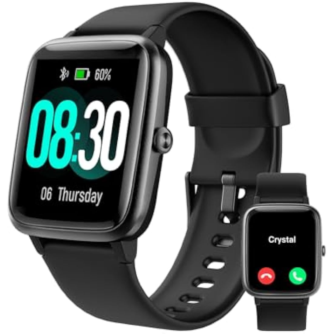 GRV Smart Watch with Bluetooth Calling | IP68 Fitness Tracker for Men Women