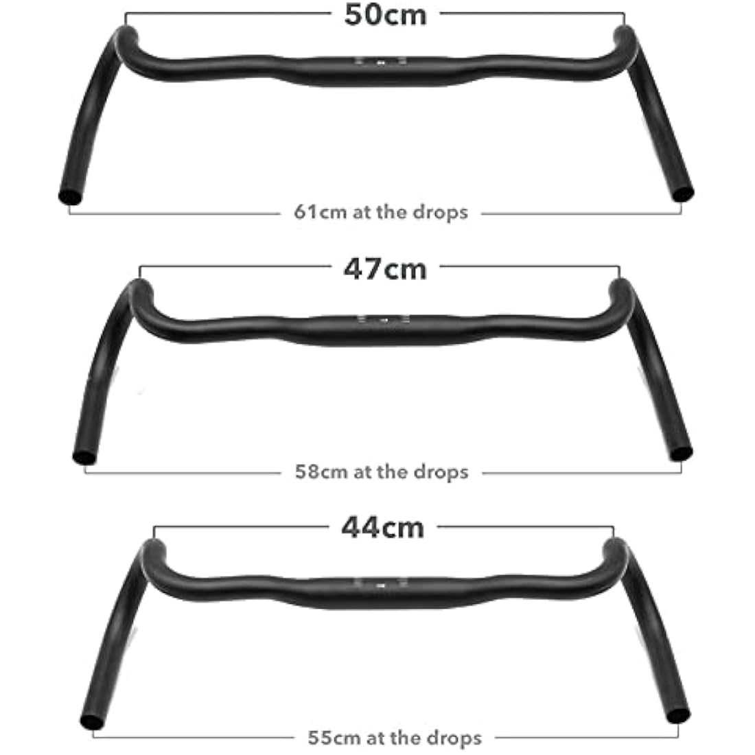 Redshift Kitchen Sink Gravel Handlebar – 31.8mm Aluminum Drop Bar with Loop