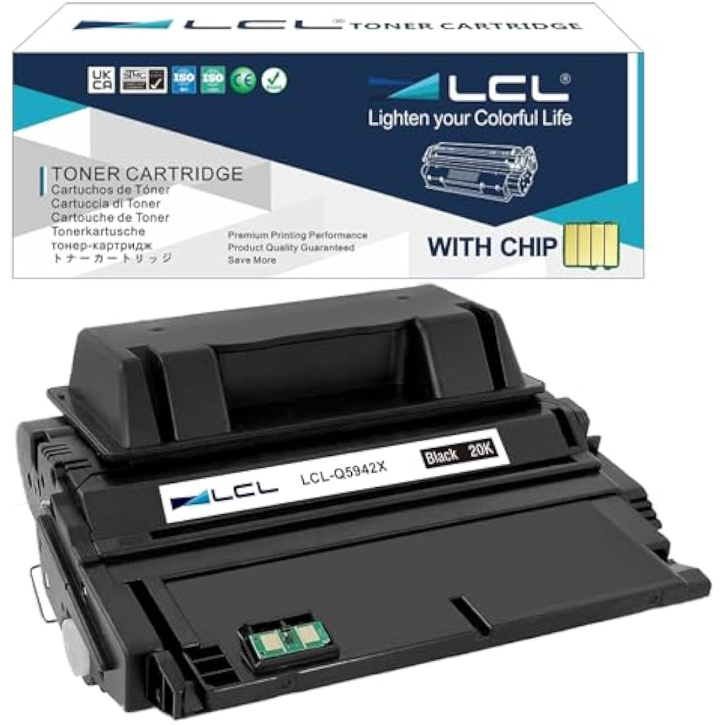 LCL 42X Q5942X High Yield Black Toner Cartridge for HP LaserJet 4250 4350