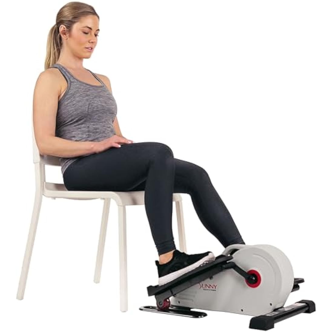 Sunny Health & Fitness Under Desk Elliptical - Magnetic Pedal Exerciser