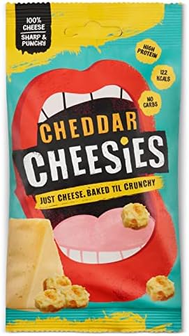 Cheesies Variety Pack – 100% Baked Cheese Keto Snacks (24 x 20g)