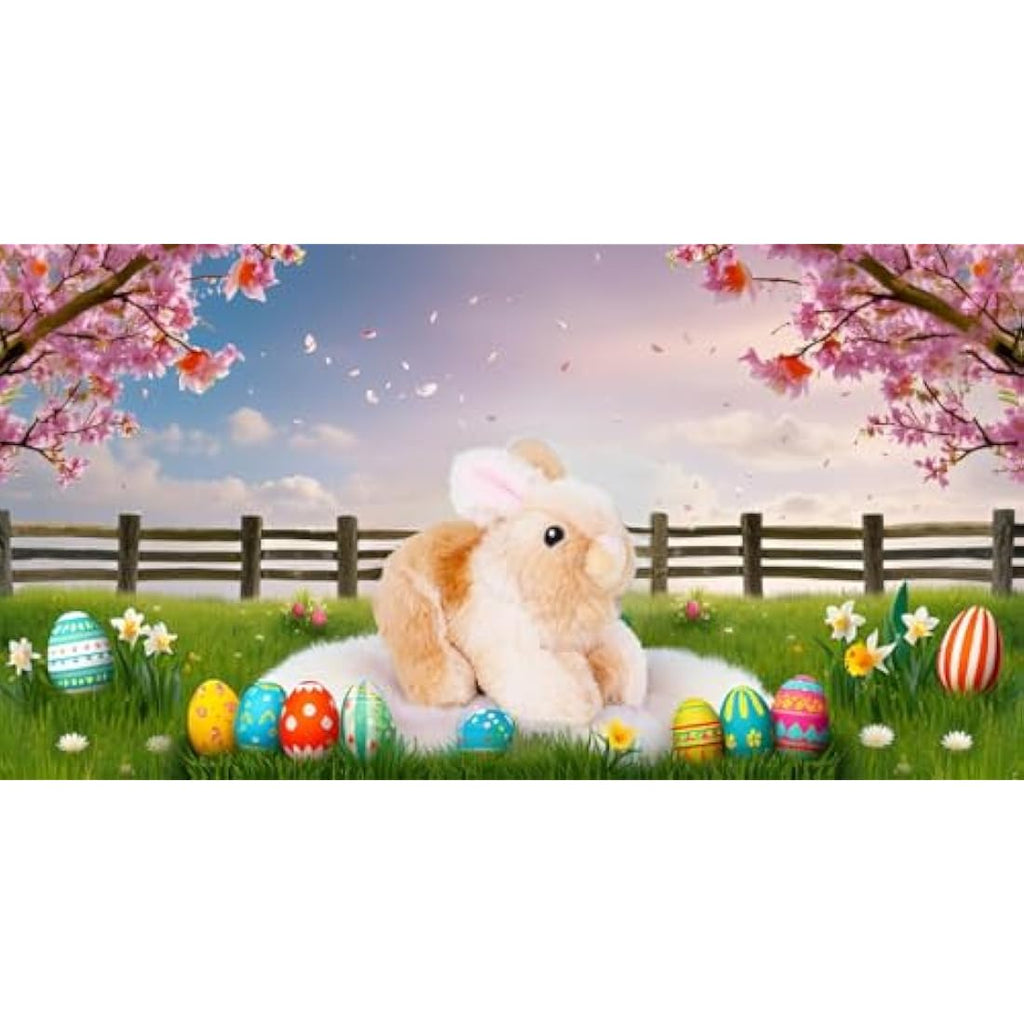 Zappi Co Recycled Plush Rabbit Toy | 15cm Eco-Friendly Stuffed Animal