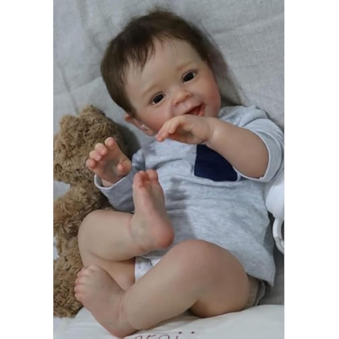 Jolof Store Reborn Baby Doll – 18 Inch Lifelike Silicone Vinyl Girl