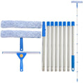 Jolof Store 3m Window Squeegee & Scrubber Kit – Long Handle Glass Cleaner