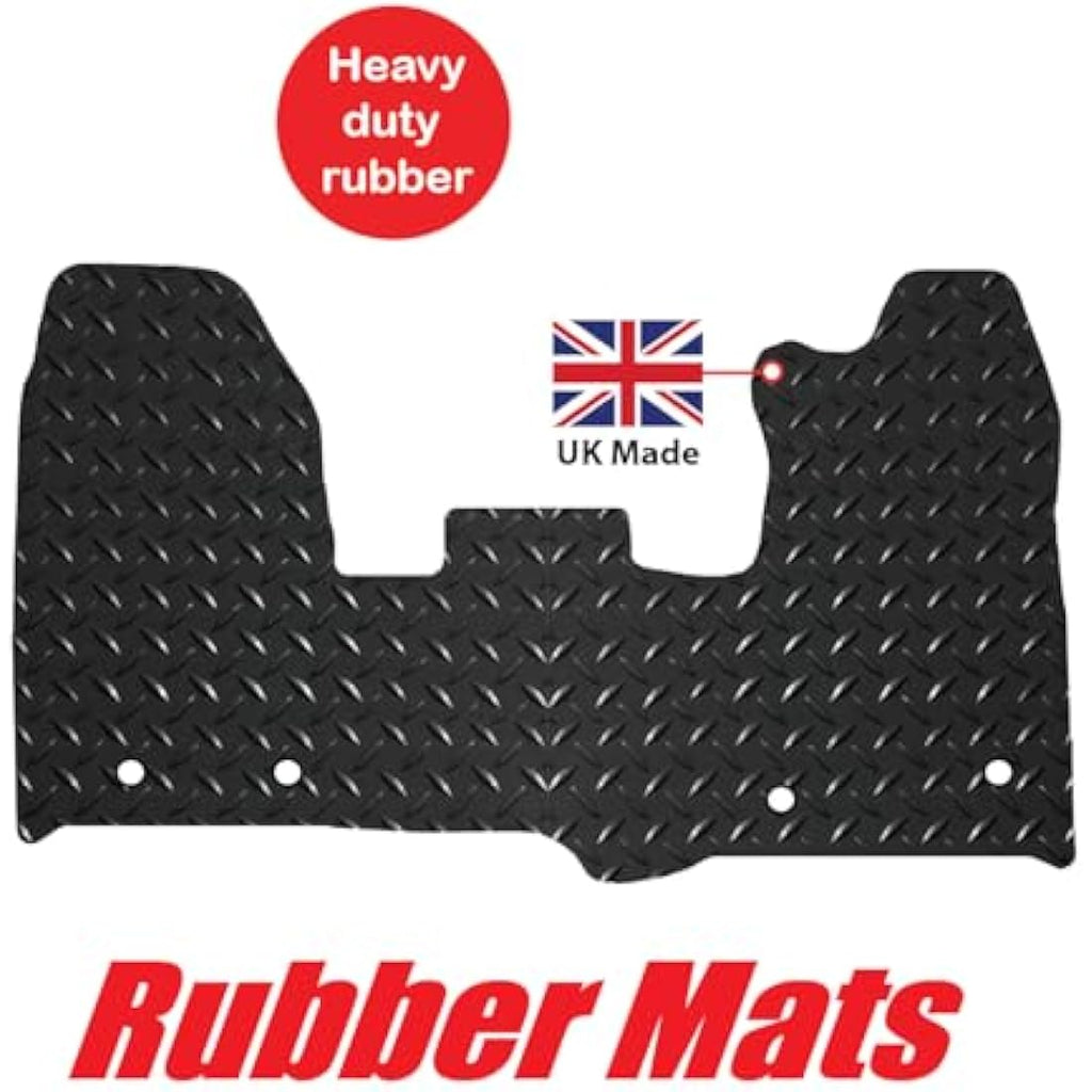 Ford Transit Custom 2015+ Heavy Duty 3mm Rubber Floor Mats