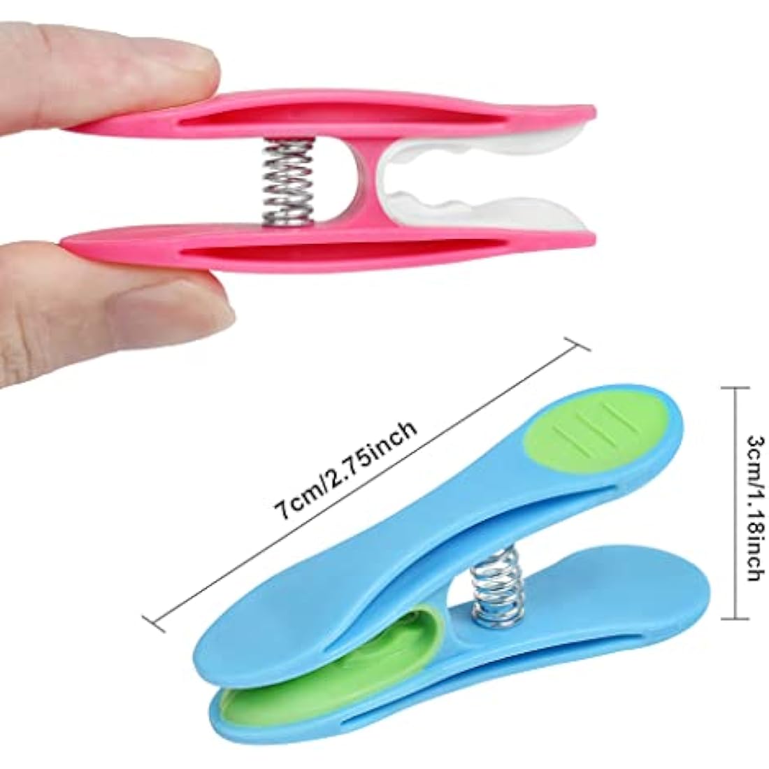 Jolof Store Heavy Duty Laundry Pegs – 30Pcs Non-Slip Soft Grip Clips