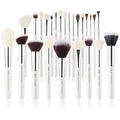 Jessup 25pcs Professional Makeup Brush Set | Natural-Synthetic Hair