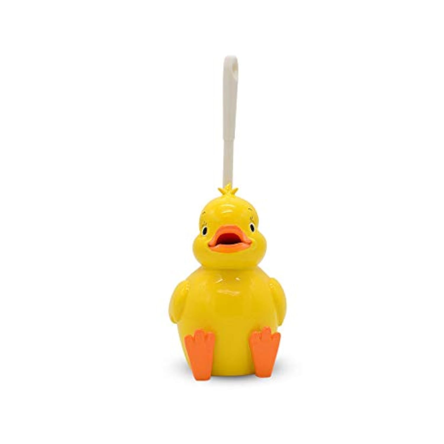 Duck Toilet Brush – Yellow Resin Novelty Scrubber Set