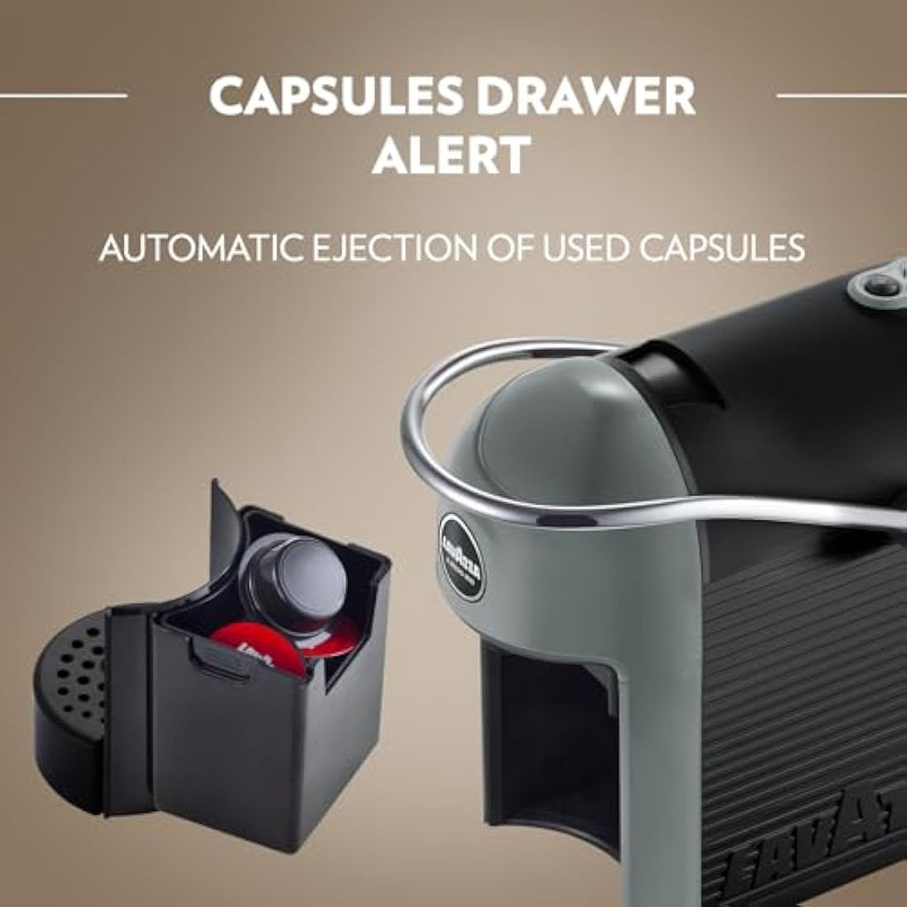 Lavazza A Modo Mio Jolie EVO Coffee Capsule Machine - Recycled Plastic - Grey