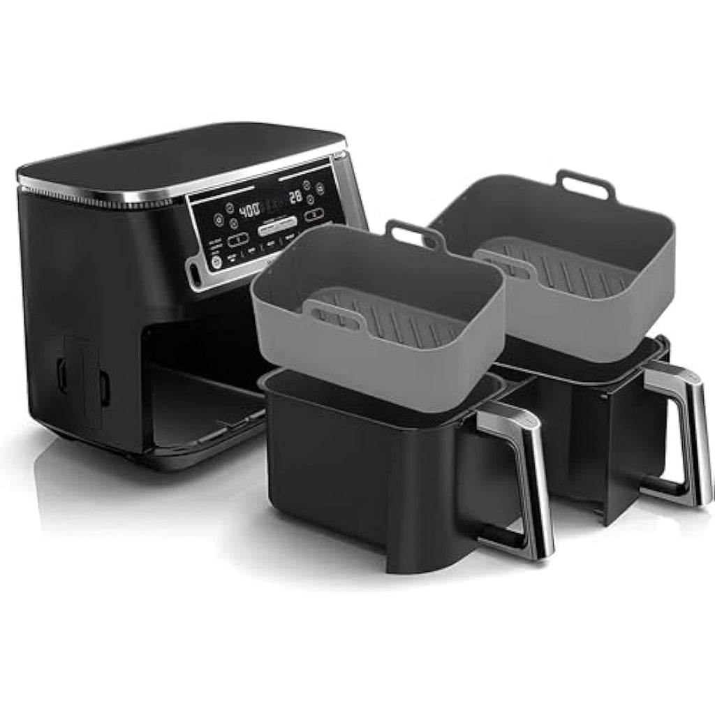Reusable Silicone Air Fryer Liners for Ninja Dual AF400UK - 2 Pack