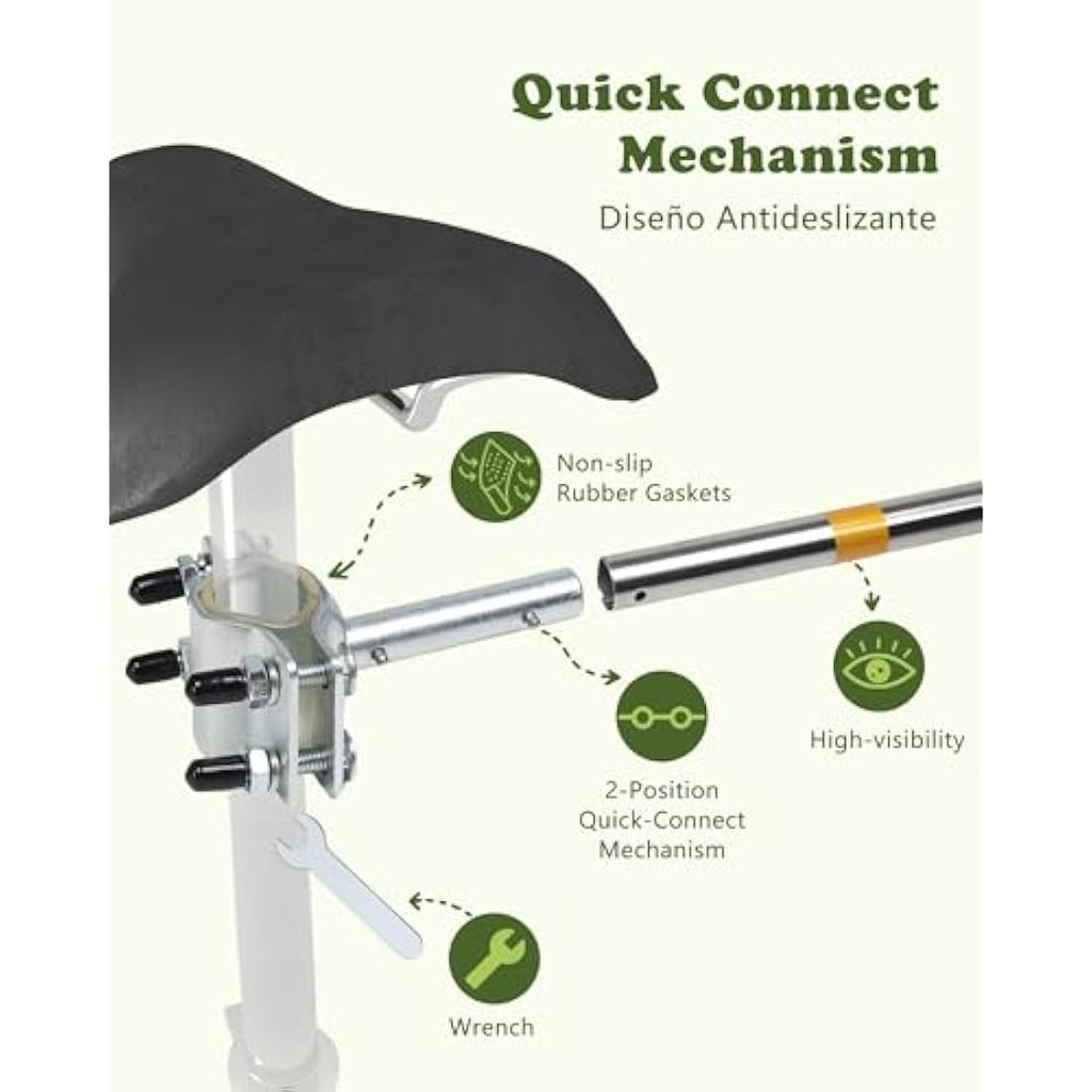 iPetba Hands-Free Dog Bike Leash – Shock Absorbing Bicycle Attachment
