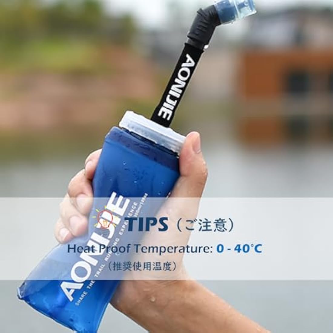 TRIWONDER Soft Flask – BPA-Free TPU Foldable Running Water Bottle