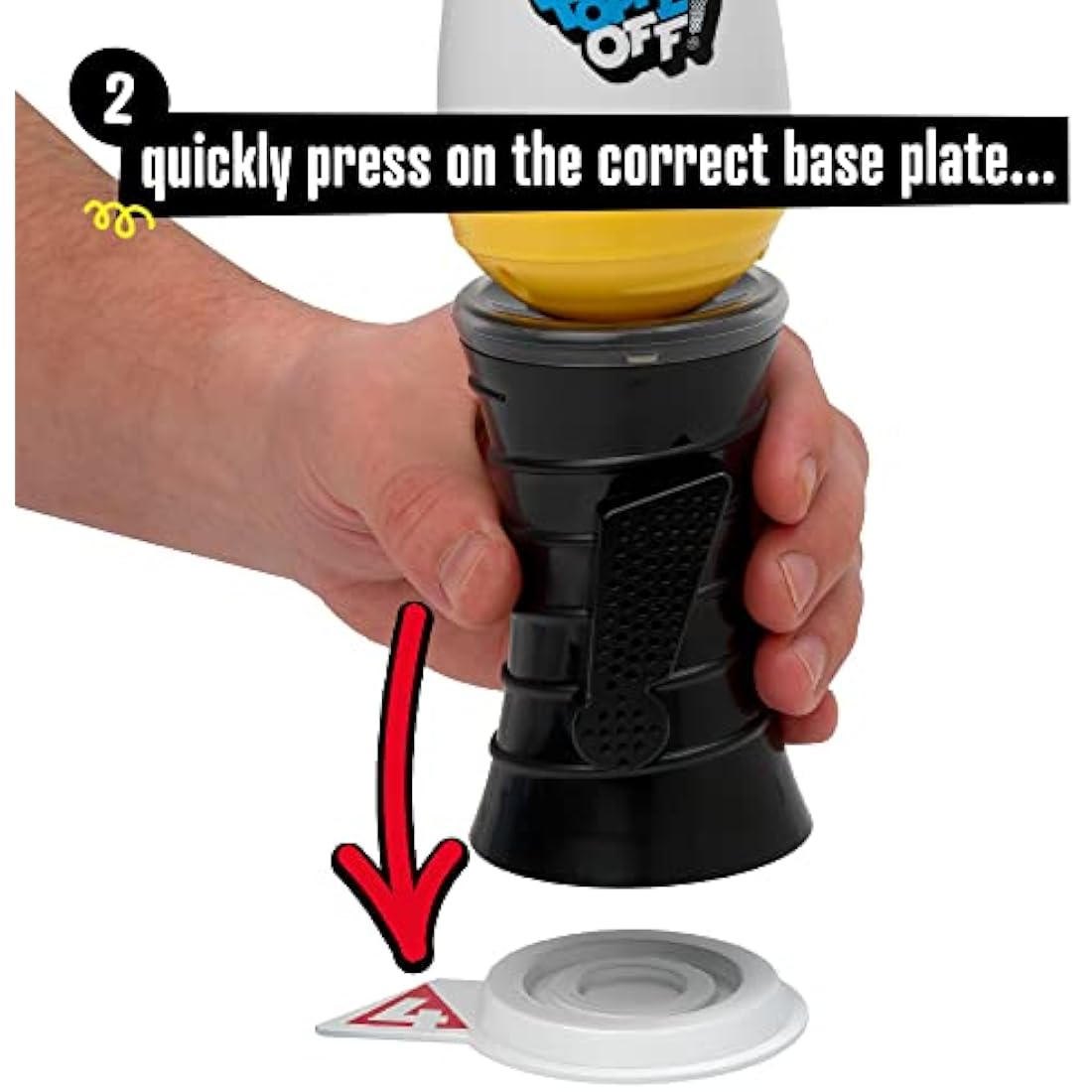 Ideal Topple Off Electronic Balancing Reaction Game - Ages 8 Plus