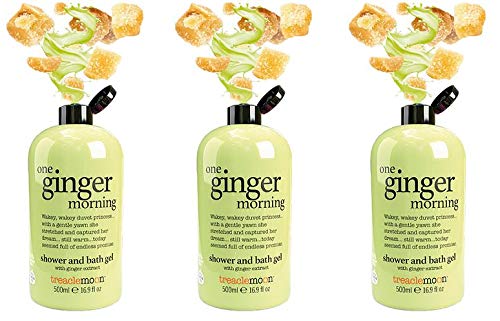 Treaclemoon One Ginger Morning Shower & Bath Gel - 500ml (Pack of 3)