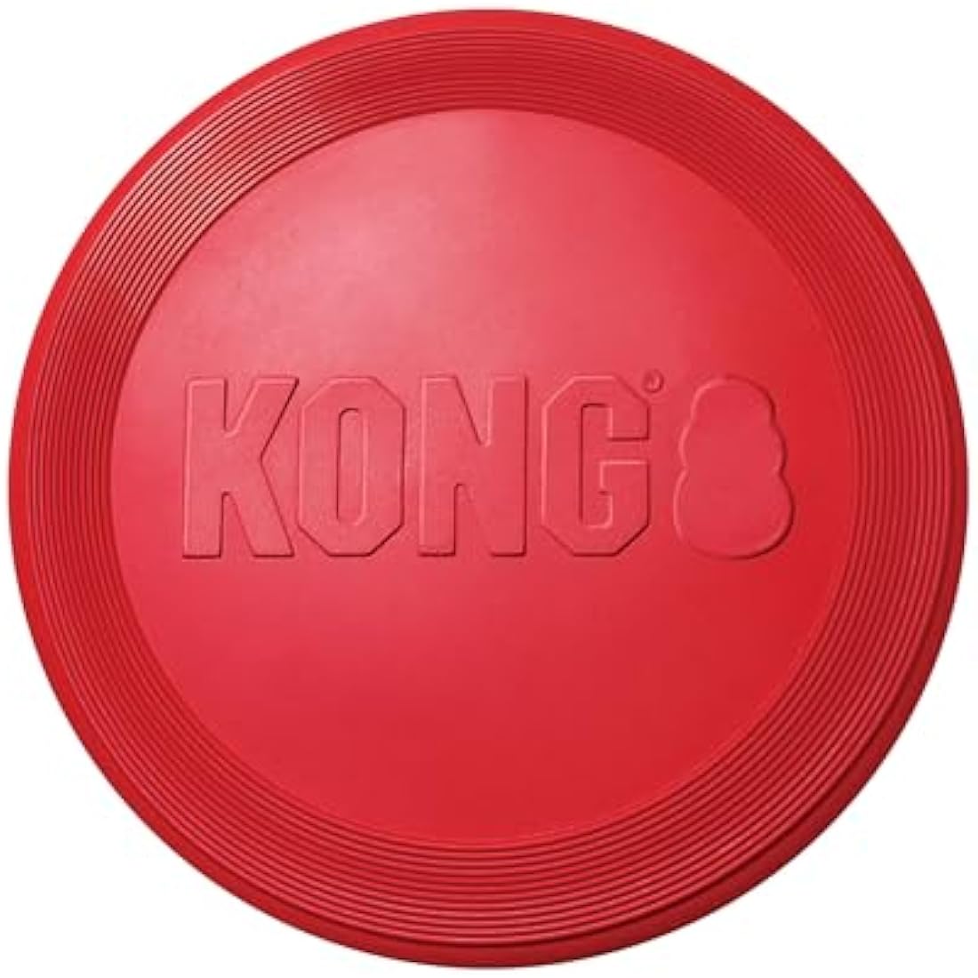 KONG Flyer – Durable Natural Rubber Flying Disc Dog Toy for Small Dogs