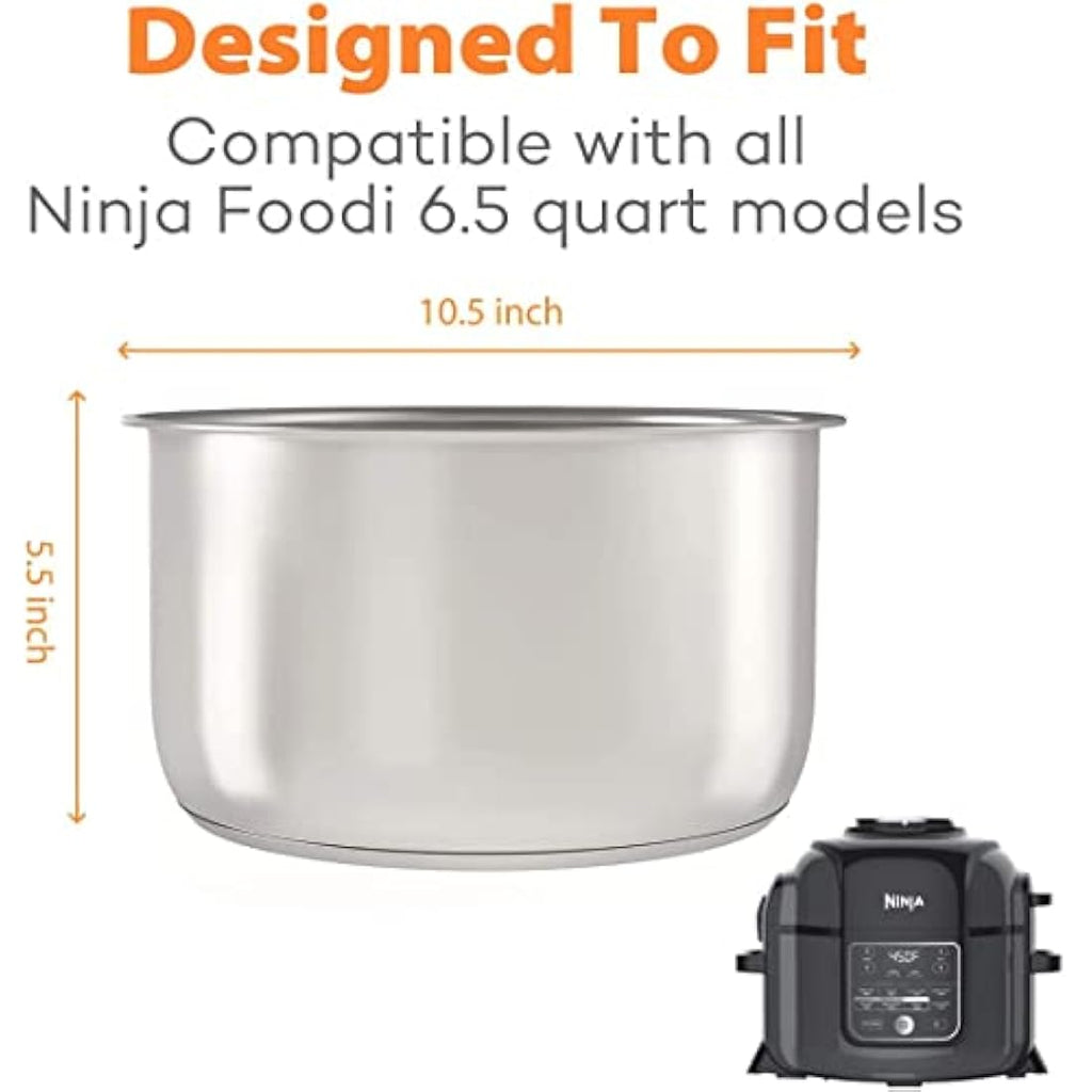 Goldlion 6.5 Qt Stainless Steel Inner Pot for Ninja Foodi Pressure Cooker