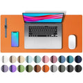 Aothia PU Leather Desk Mat – Non-Slip Waterproof Office Pad, 60x35cm
