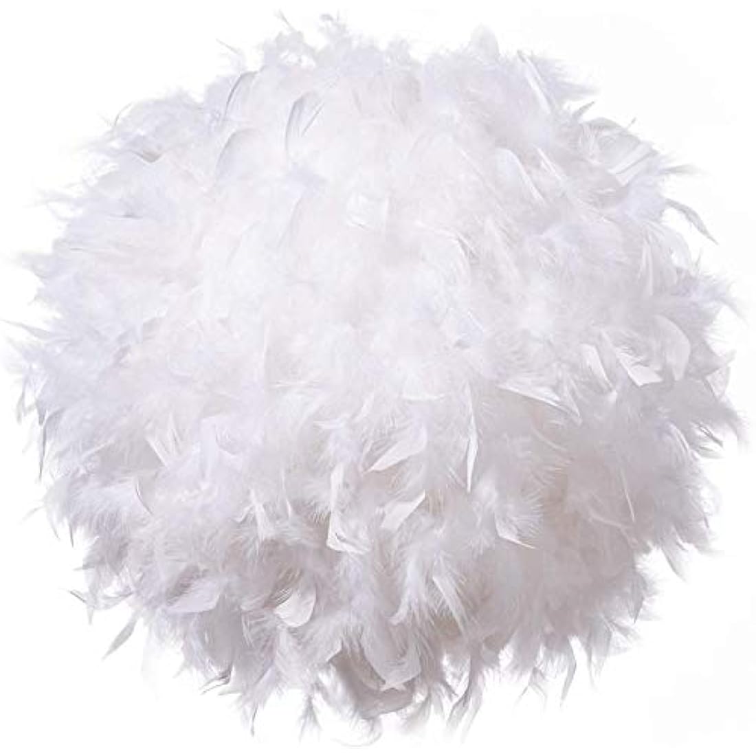 Waneway White Feather Lamp Shade | 50cm Ceiling & Table Lightshade