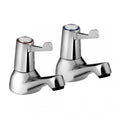 Bristan Value Basin Taps – Chrome 1/2 Inch Ceramic Disc Bathroom Faucets