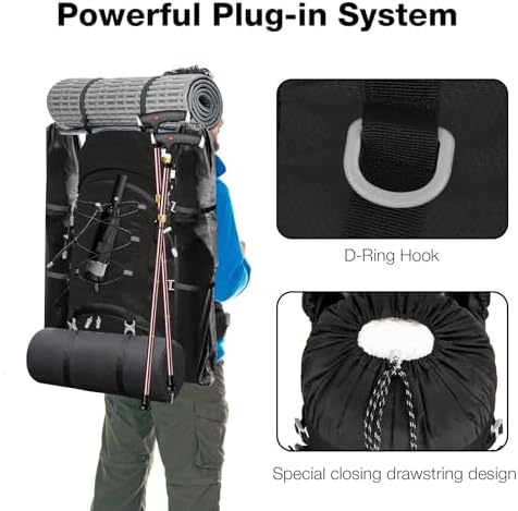 Outplea 60L Hiking Backpack | Waterproof Trekking & Camping Bag