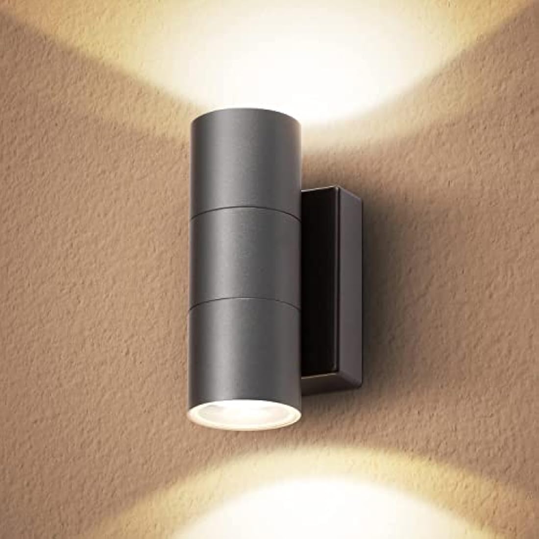CELAVY Outdoor Wall Lights – IP65 Waterproof Modern Up Down Sconce, Grey