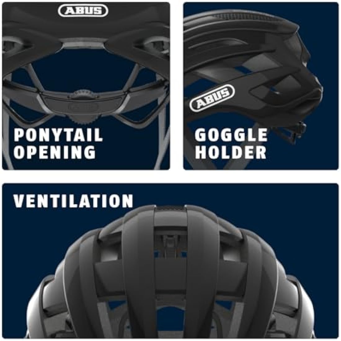 ABUS AirBreaker Road Bike Helmet – Lightweight Aerodynamic Cycling Helmet