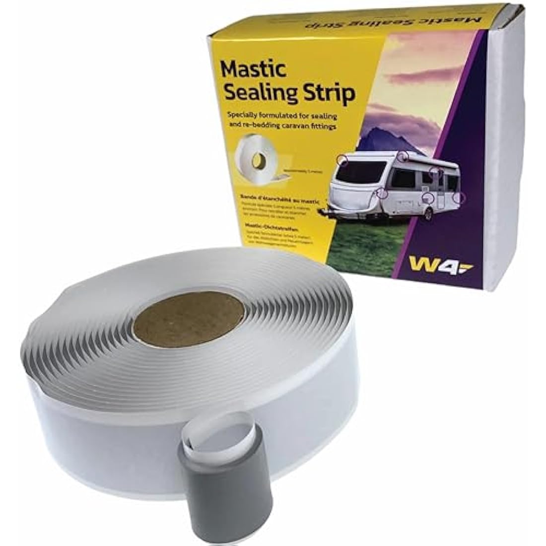 W4 Mastic Sealing Strip – 32mm Grey Weatherproof Caravan Sealant