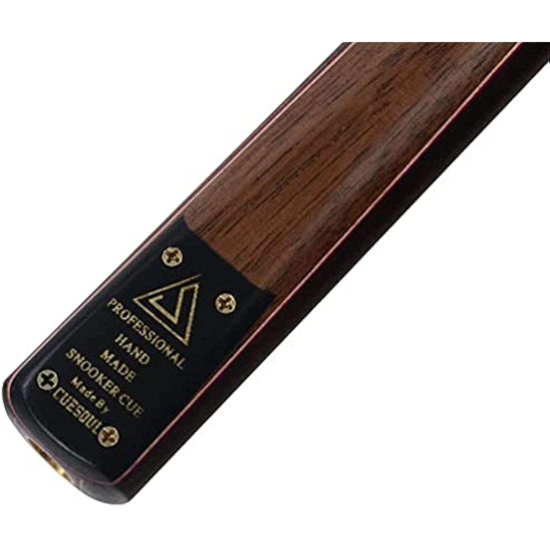 CUESOUL 57" 3/4 Jointed Rosewood Snooker Cue Set with Case | 9.5mm Tip