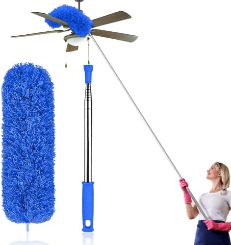 Jolof Store Microfiber Feather Duster | 100 Inch Extendable Pole