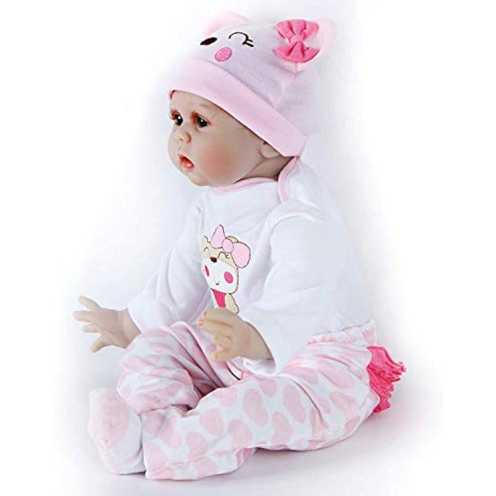 22" Reborn Baby Doll | Realistic Silicone & Cotton Body
