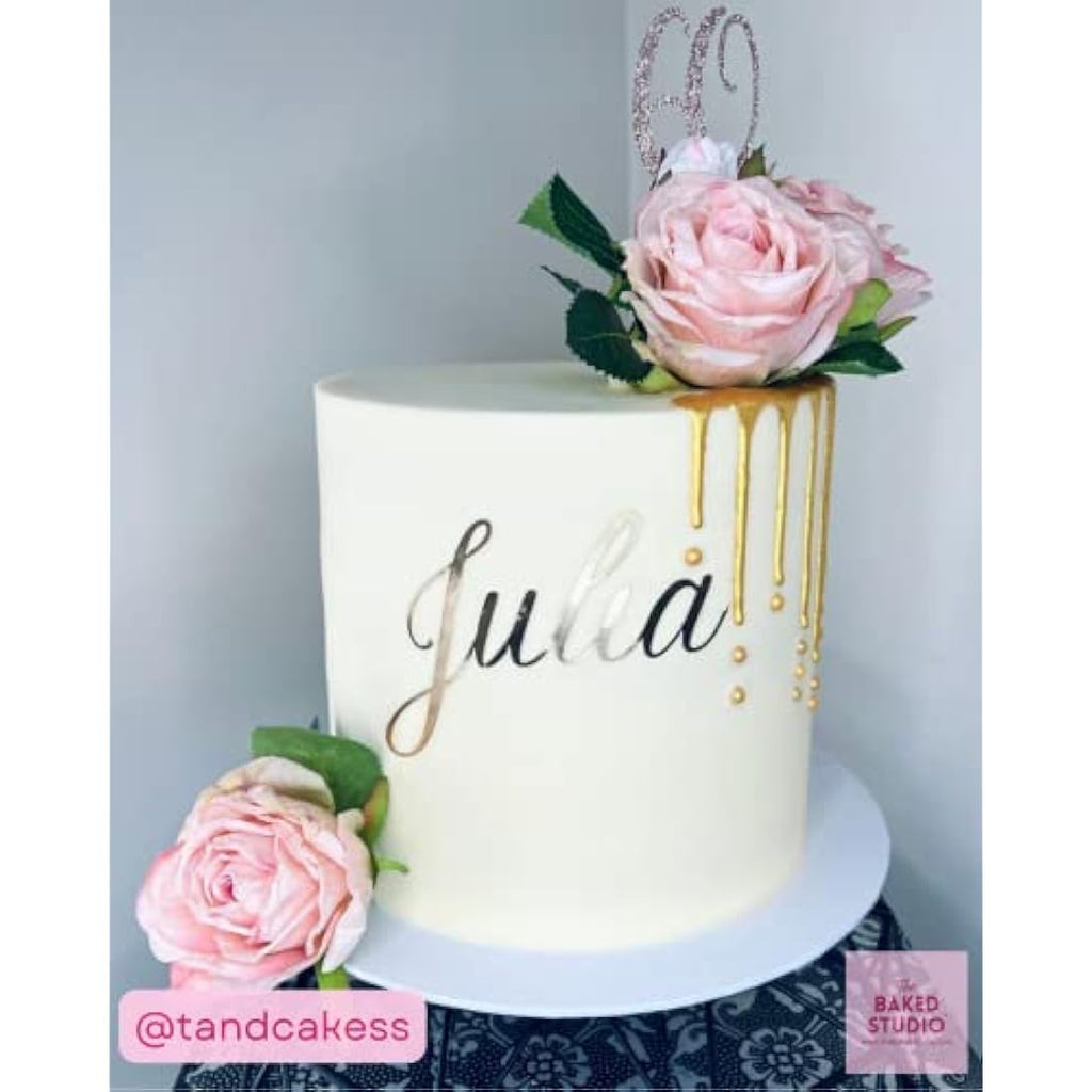 Jolof Store – 7-Piece Silk Rose Bouquet for Cake Decor & Weddings