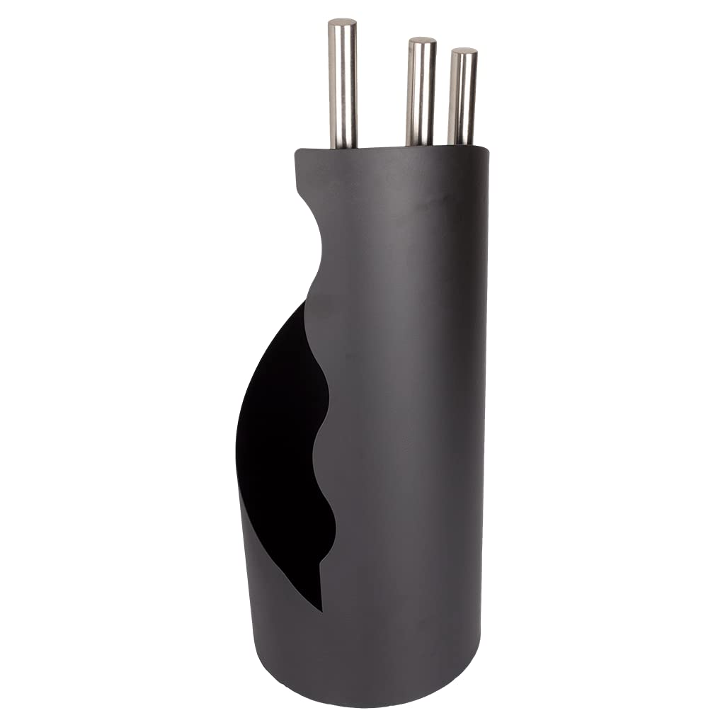 Valiant 3-Piece Concealed Fireside Companion Set | Modern Hearth Tools