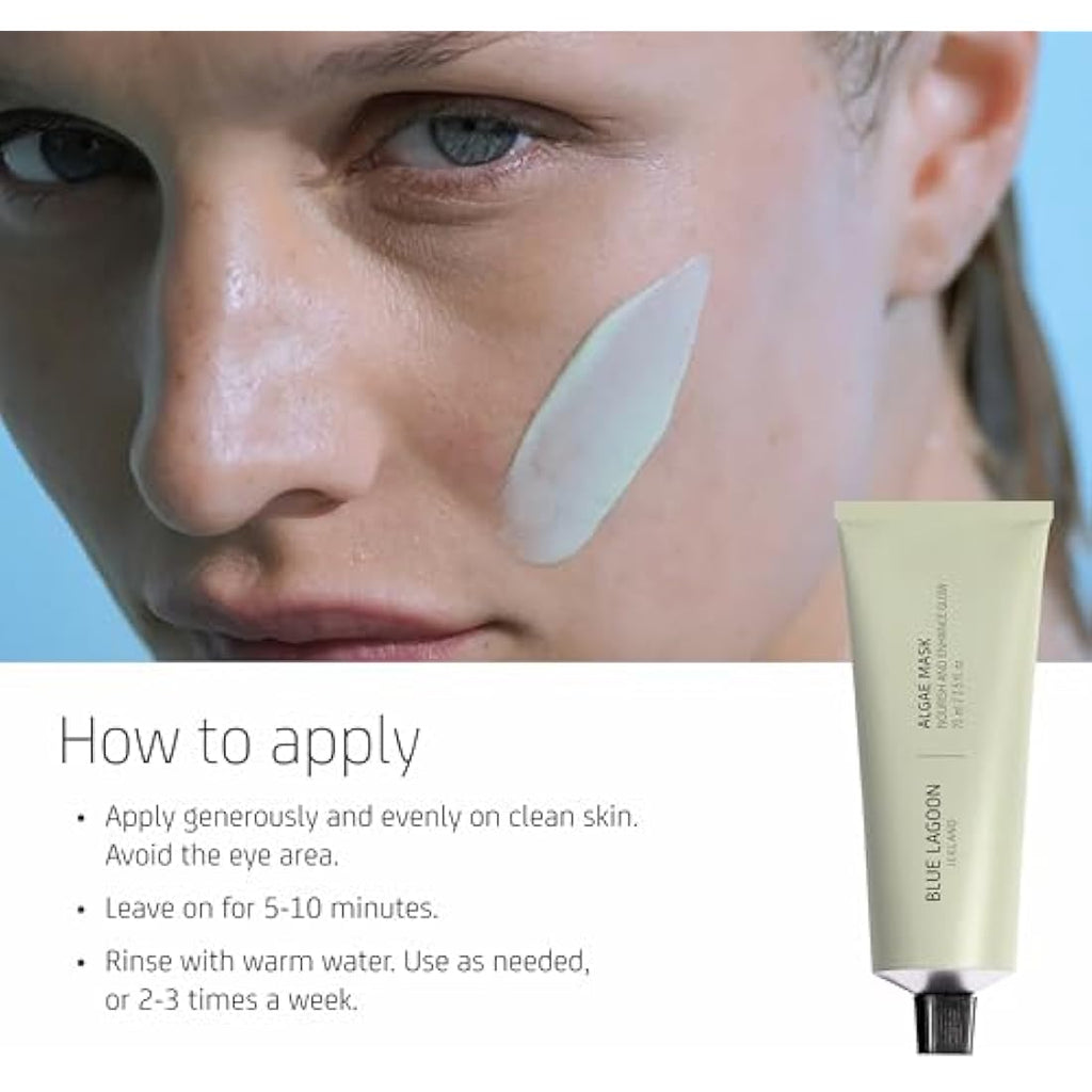 Blue Lagoon Algae Face Mask – Nourishing Collagen Boost & Glow (75ml)