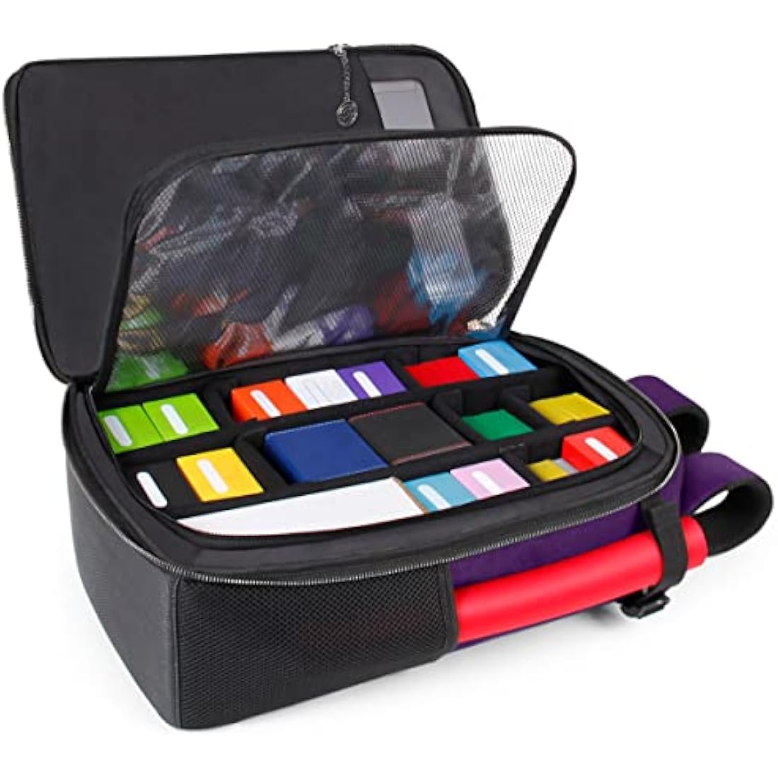 MTG Backpack – TCG Card Storage & Deck Box Bag (Dragon Purple)