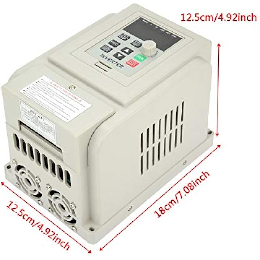 Jadeshay 2.2KW VFD | 220V Single-Phase to 3-Phase Motor Speed Controller