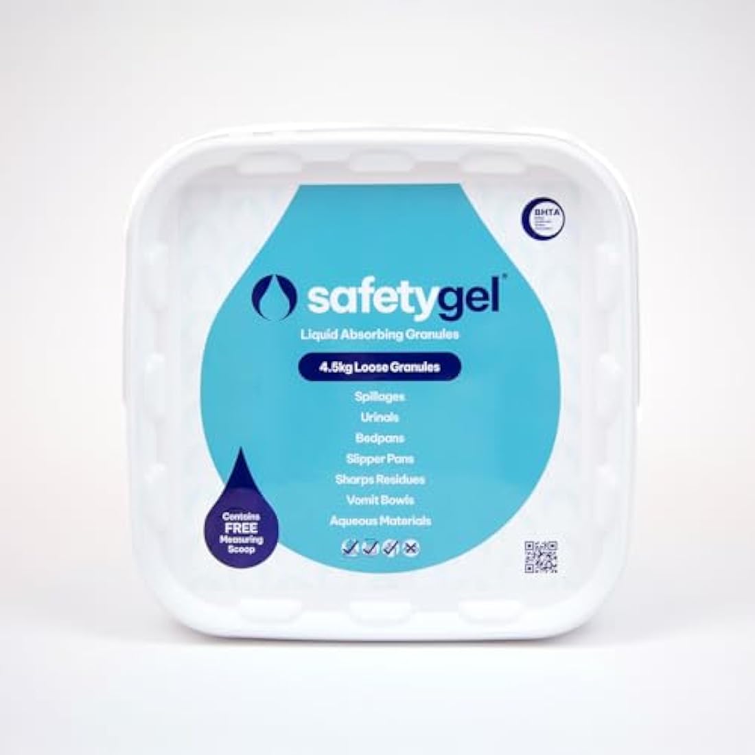 Datesand SafetyGel Super Absorbent Granules | 4.5kg Tub with Scoop