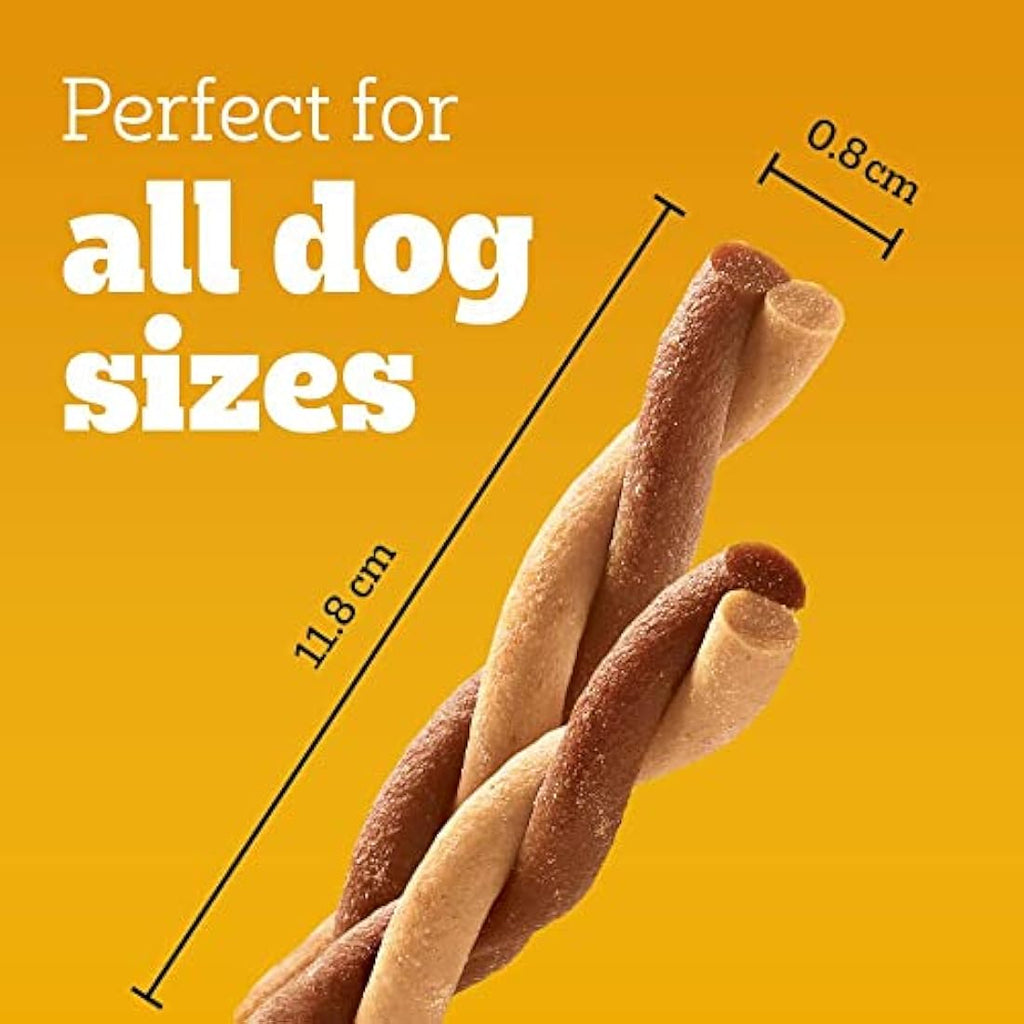 Pedigree Rodeo Chicken Dog Treats – Chewy Training Sticks, 12 x 7 Pack